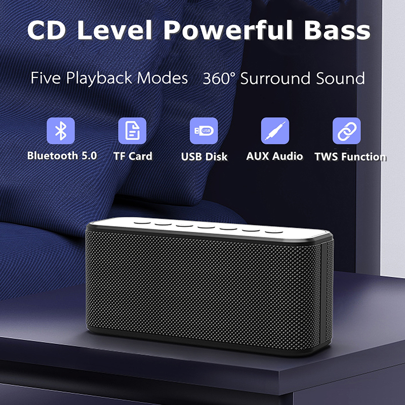 XDOBO – enceinte Bluetooth, haut-parleur stéréo, 60W, X8, 80W, pour ordinateur, barre de son, boîte à musique AI0001 – Image 7