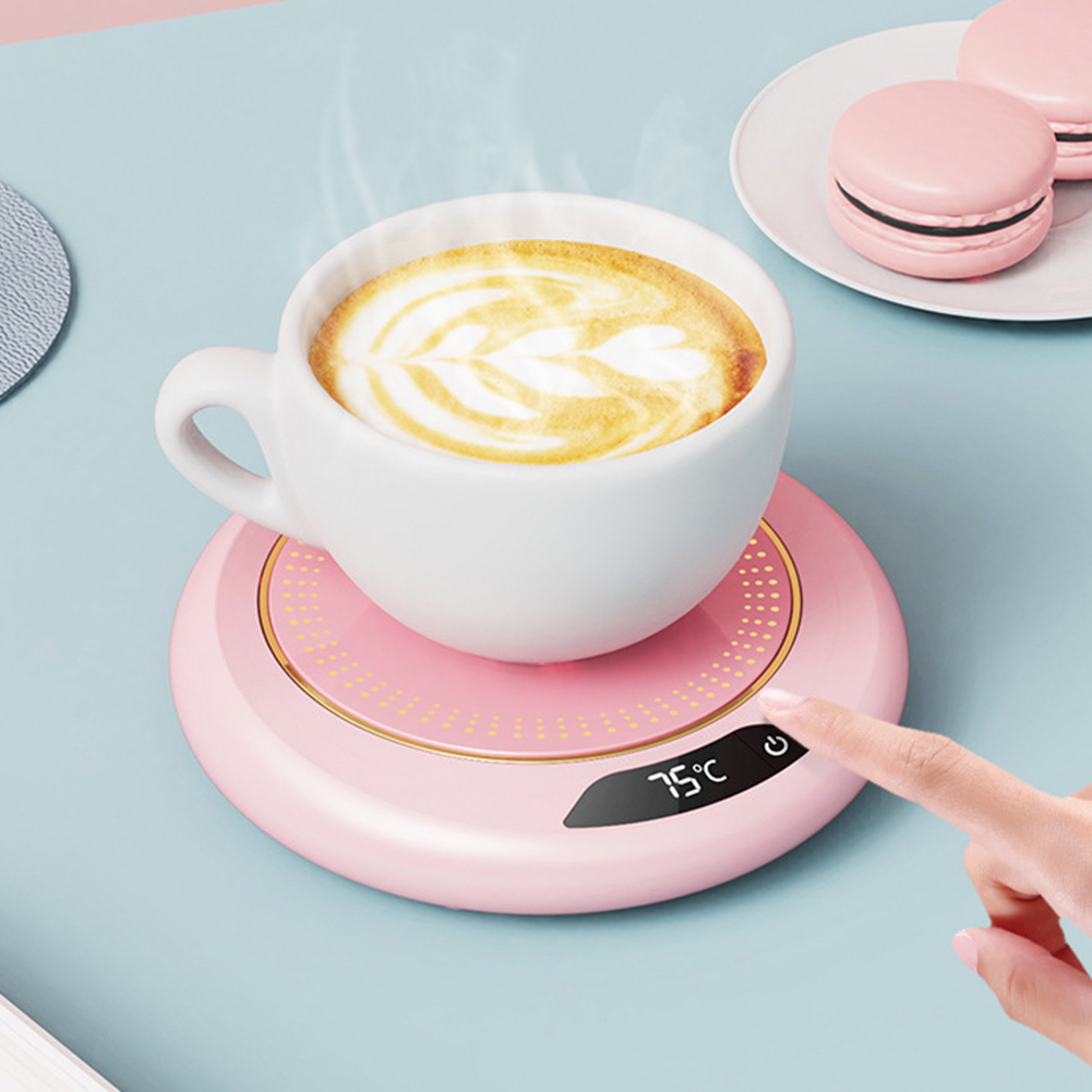 Chauffe-tasse électrique USB 20W, 3 réglages de température, coussin chauffant pour tasse à café, boisson, lait, thé, eau, sous-verre AI0001 – Image 3