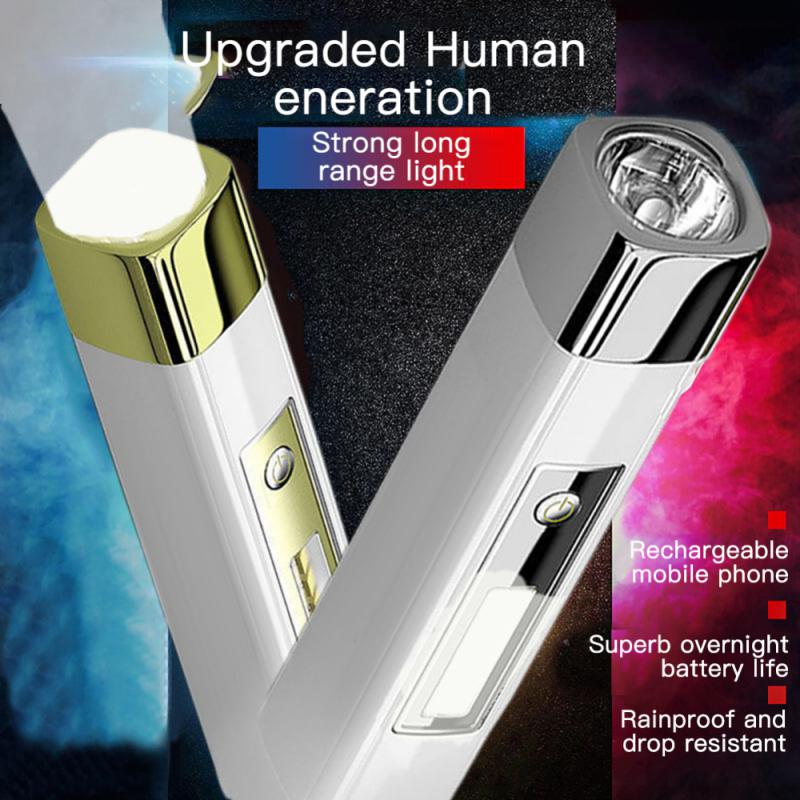 1/2/4 pièces Mini Portable Q5 lampe de poche LED intégré batterie Zoom torche COB lampe USB charge réglable Penlight lanterne extérieure AI0001 – Image 4