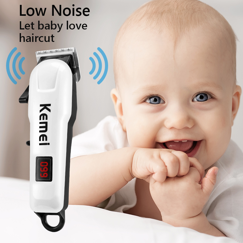Kemei KM-809A Tondeuse à cheveux aste professionnelle, Tondeuse à cheveux professionnelle LCD AI0001 – Image 5