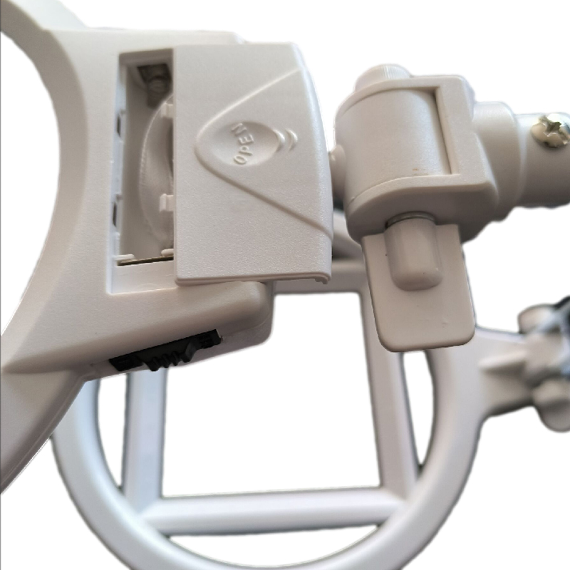 Lampe de bureau pliable Loupe éclairée, échelle 5X 2.5X Loupe de table avec lumière LED Support rapide en métal Grande lecture Lupa AI0001 – Image 5