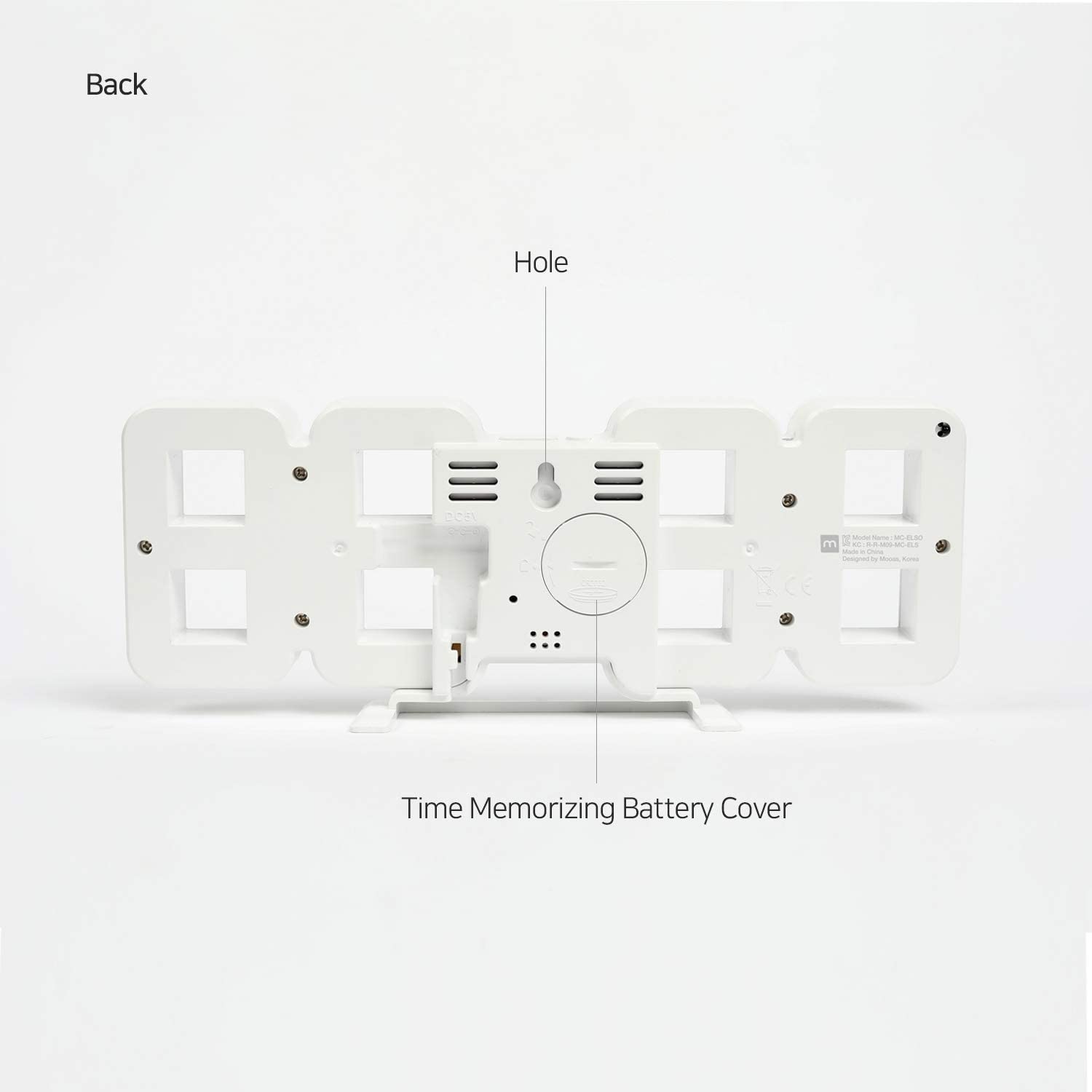 3D LED Digital Clock Glowing Night Mode Adjustable Electronic Table Clock Hanging Watch Calendar Thermometer Electronic Clock AI0001 – Image 2