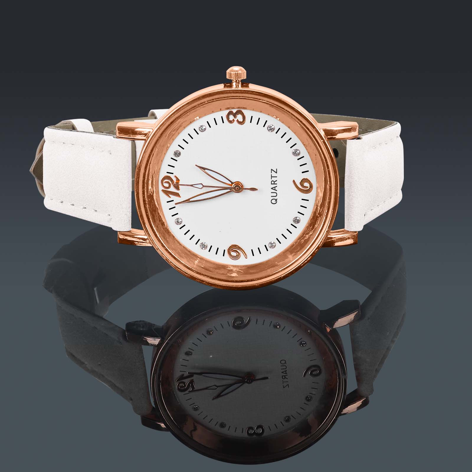Montre-bracelet de sport à cadran circulaire, montre à quartz, polyvalent, esthétique, polyvalent, documents solides, simplicité, horloge, mode décontractée AI0001 – Image 5