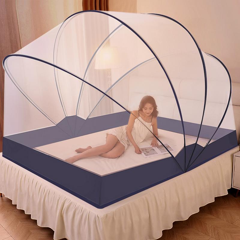 Moustiquaire portable en maille pliable pour adultes, tente de camping, lit, modifications, simple, respirant AI0001 – Image 4