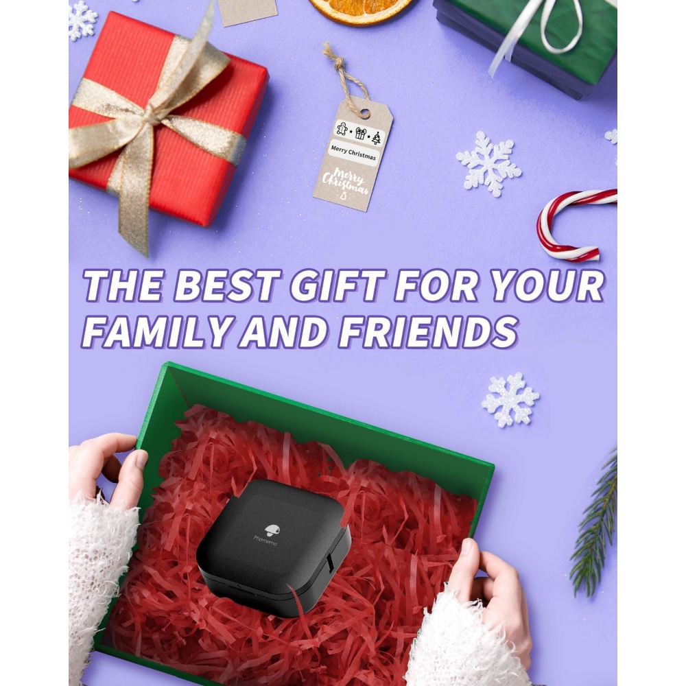 Phomemo-Imprimante d'étiquettes thermiques sans encre, étiqueteuse Q30, mini autocollant, Bluetooth, portable, déterminer la petite étiqueteuse pour le bureau d'affaires AI0001 – Image 6