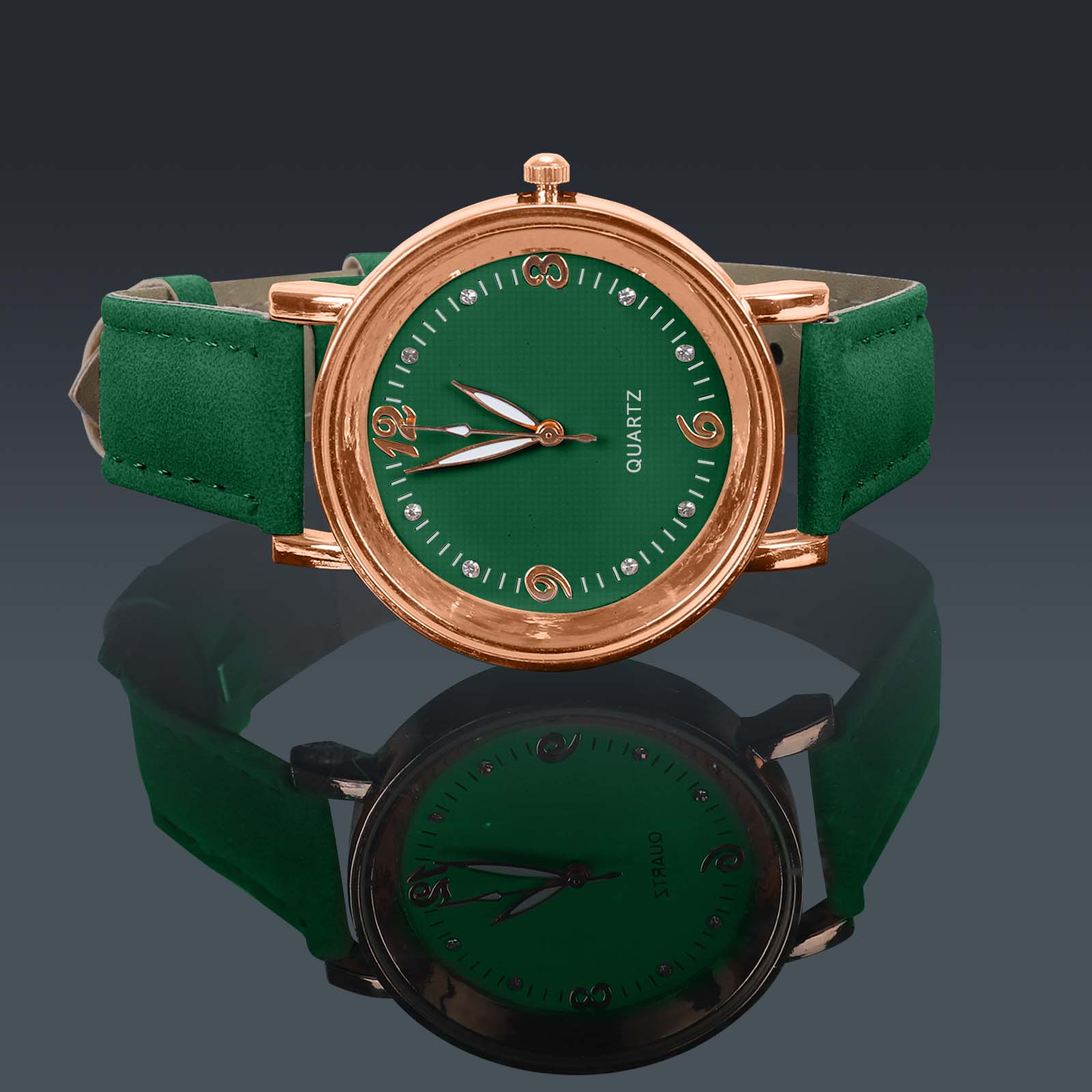 Montre-bracelet de sport à cadran circulaire, montre à quartz, polyvalent, esthétique, polyvalent, documents solides, simplicité, horloge, mode décontractée AI0001 – Image 6
