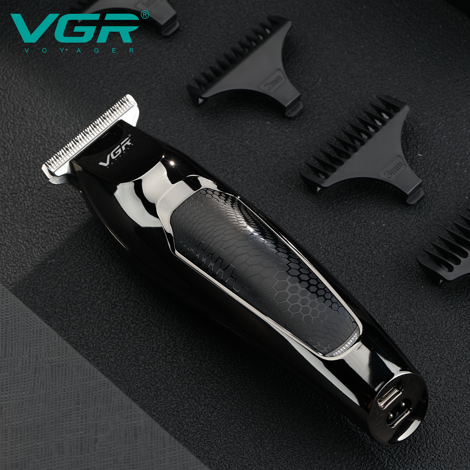 VGR tondeuse a cheveux professionnelle Tondeuse à cheveux Professionnelle Machine de coupe de cheveux Sans fil Machine de coupe de cheveux Électrique barbier Tondeuse à cheveux tondeuse pour hommes V-030 AI0001 – Image 2