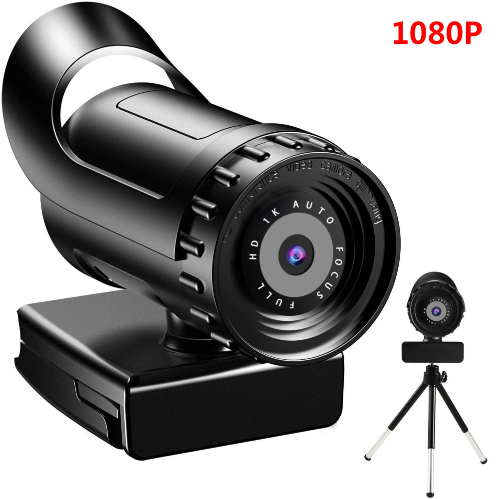 Mini caméra sans fil avec microphone, lecteur gratuit, 1600x1200, noir, vidéoconférence en direct, ordinateur, webcam, mise au point automatique, Abs AI0001 – Image 3