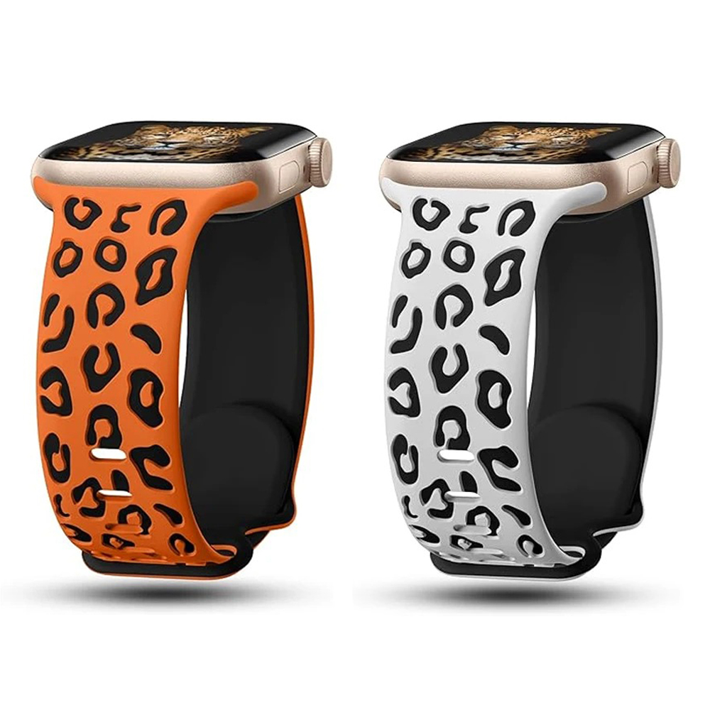 Bracelet en silicone gravé pour Apple Watch Band, 40mm, 44mm, 42mm, 45mm, 41mm, 49mm, 38mm, Série 8, 9, 7, SE, 6, 5, 4, Ultra 2, 3 AI0001 – Image 6