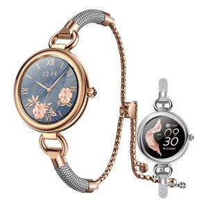 Bracelet connecté Bluetooth pour femmes, montre intelligente, moniteur de pression artérielle, d'oxygène et de fréquence cardiaque, rappel, étanchéité IP67 AI0001