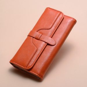 Portefeuille long en cuir PU pour femme, double fermeture éclair, style rétro, fleur, grande capacité, pochette, sac de téléphone pour femme, sac à main décontracté, sacs à main AI0001