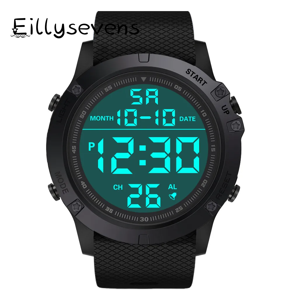 Montre de sport électronique étanche pour hommes et femmes, montres-bracelets numériques, affichage de touristes, analogique, LED, 03/Life, mode AI0001 – Image 7