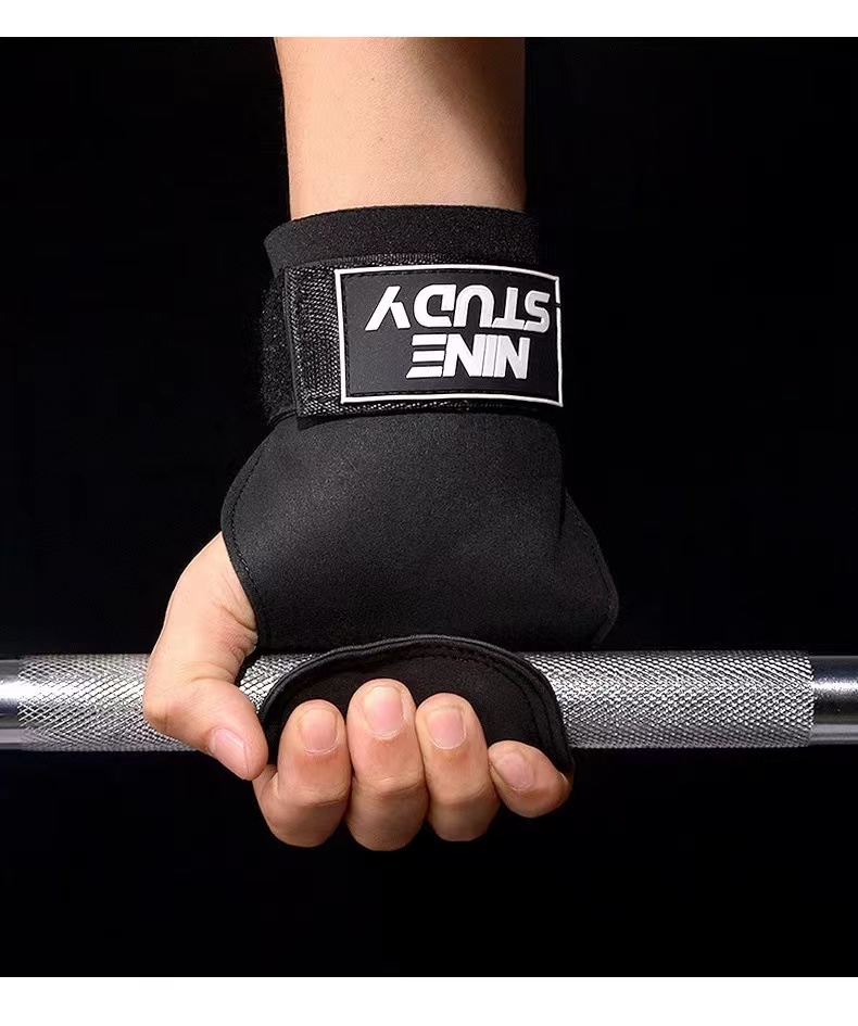 Gants de gymnastique en microcarence, 1 paire, pour lever les côtes, pour Crossfit, ceinture coordonnante, coussinets de protection de la l'hypothèse, réversibles AI0001 – Image 6