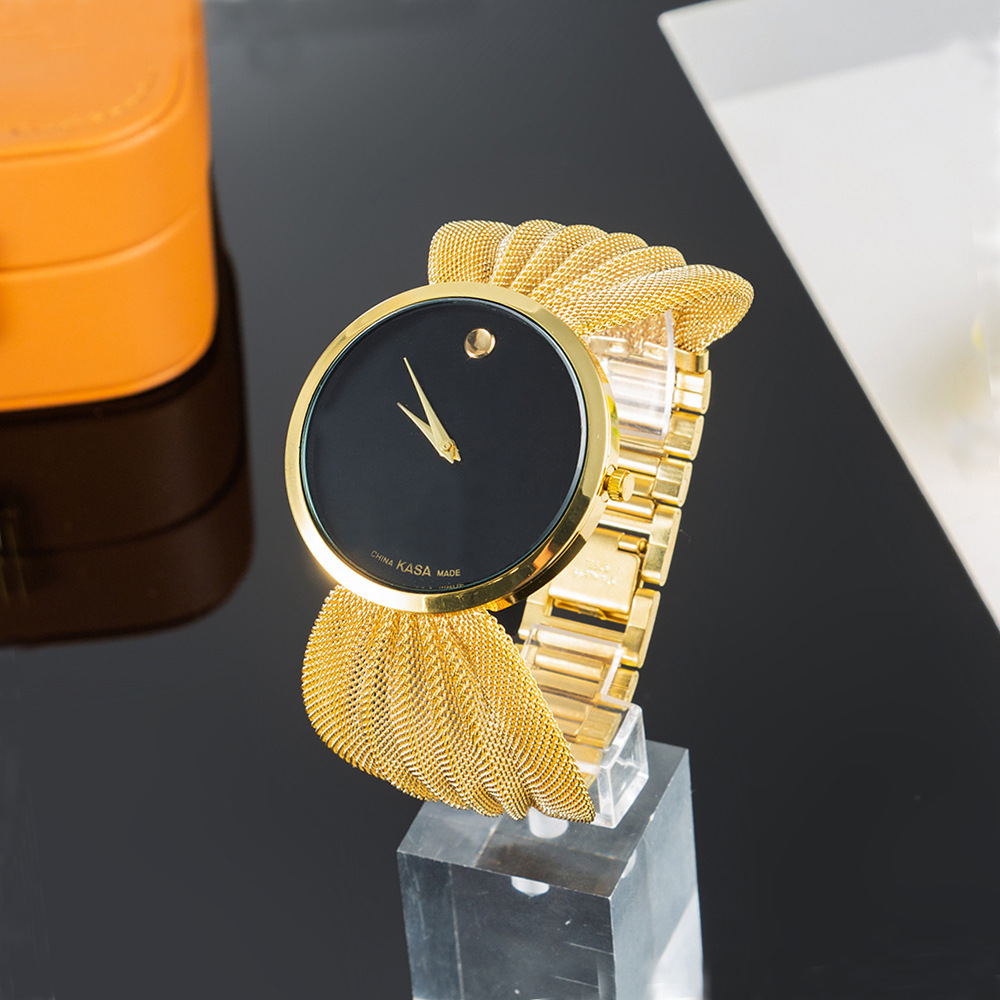 Montre avec Bracelet en maille pour femmes, ensemble Simple, à la mode, de luxe, à Quartz, boîte cadeau pour dames, livraison directe AI0001 – Image 6
