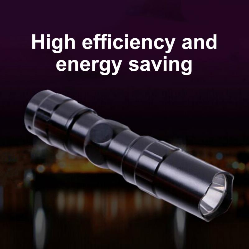 Mini Lampe de Poche LED avec Batterie spatirée, Torche Zoom Focus, Lanterne USB Rechargeable, Réglable, Étanche, pour l'Extérieur AI0001 – Image 2