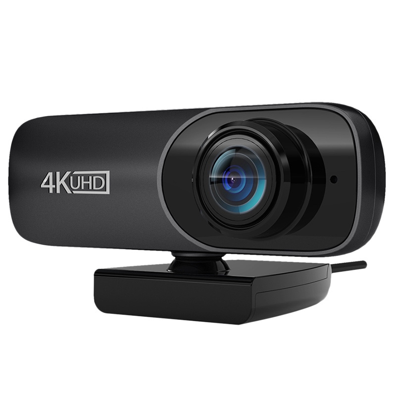 Webcam 4K Uhd 3840X2160P, 800W Pixels, Caméra d'ordinateur, Caméra Web Groothoek 120 ° avec Microfoon, Nouveau AI0001