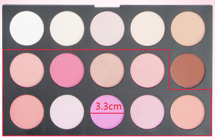 Palette de fards à barrage pour femmes, fond de teint cosmétique, poudre pour le visage, étui de maquillage complet, ensembles de maquillage, 183 couleurs AI0001 – Image 5