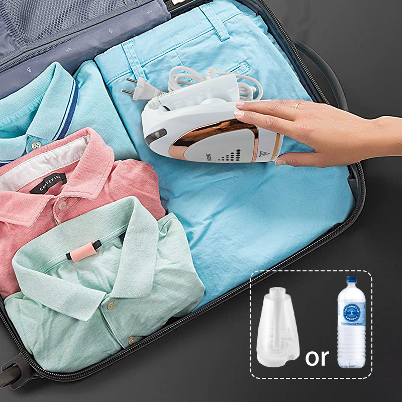 Défroisseur vapeur électrique pliable et portable pour vêtements, fer à repasser pour voyager, 1600W AI0001 – Image 2
