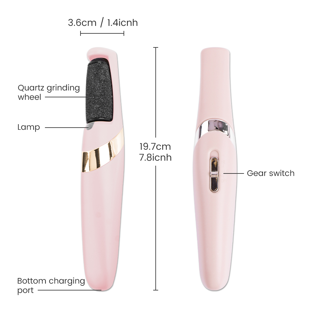 Ponceuse à pieds sans fil, aste par USB, étanche, portable, anti-callosités, fréquence des fissures de la peau, outil de pédicure, soins des pieds, dur, Conté, propre AI0001 – Image 2