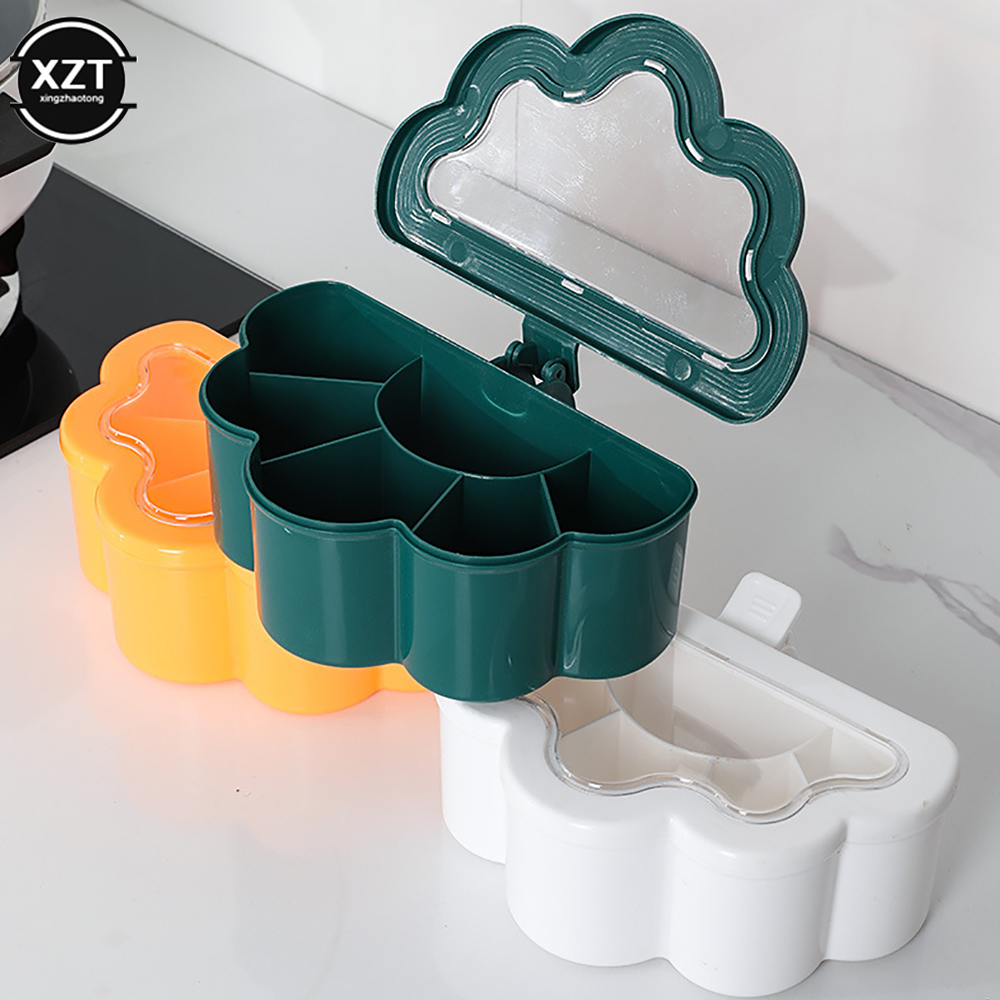 Boîte d'Assaisonnement 6 en 1, Sucrier Belle, Salière, Épice, Pot de Rangement, Gadget, Accessoire de Cuisine, Récipient à Condiments AI0001 – Image 5