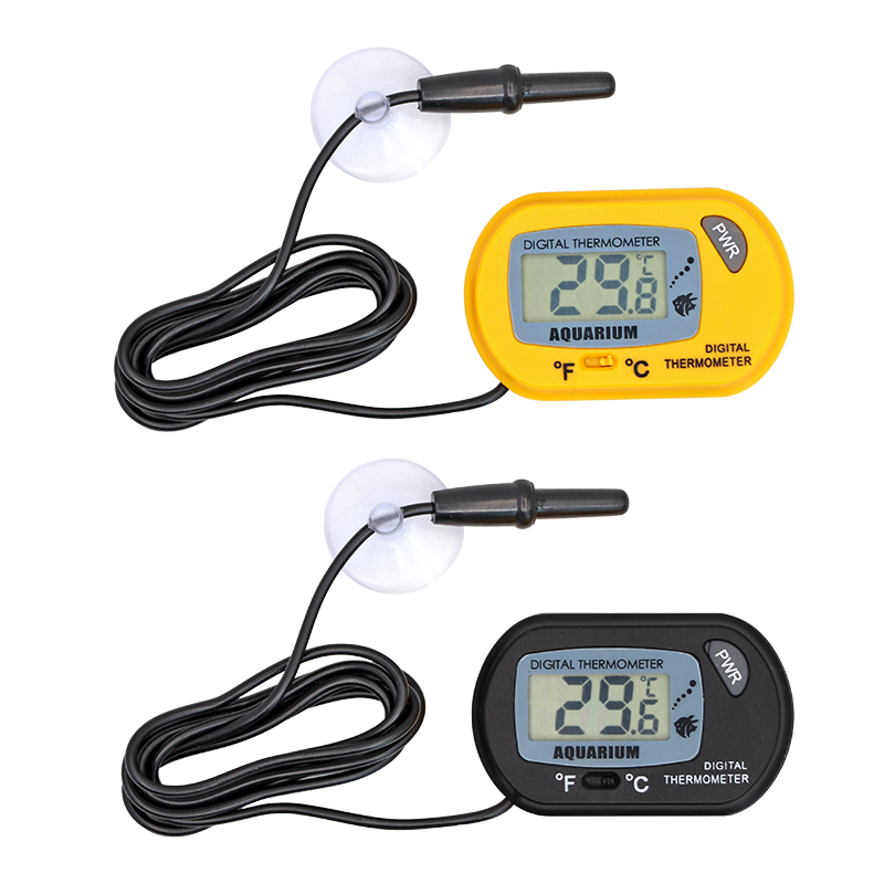Therye.com-Compteur d'eau numérique LCD pour aquarium, détecteur de température, alarme de poisson, outil de fournitures pour animaux de compagnie, précieux poisson AI0001 – Image 7