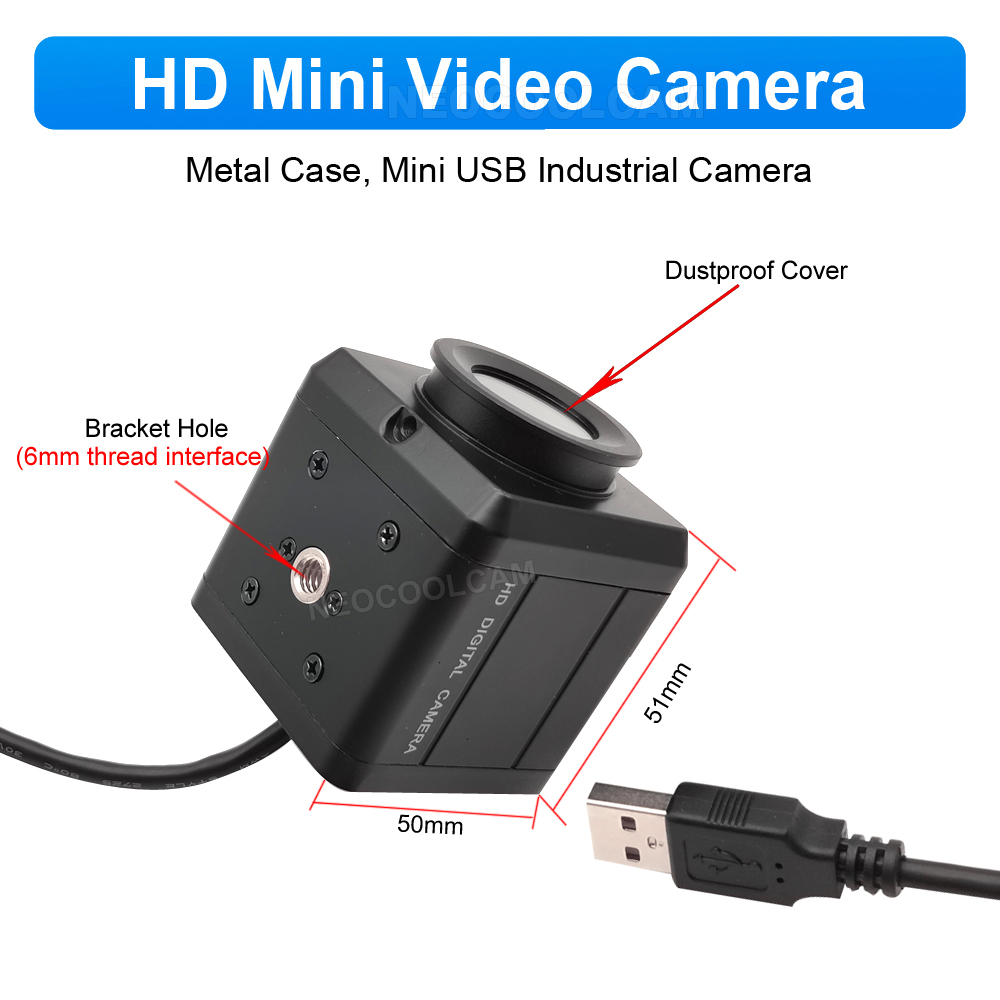 Webcam industrielle 4K, 8MP, autofocus, USB, mini caméra, capteur IMX179, OTG, UVC, Plug and Play, pour réunion, numérisation de documents AI0001 – Image 5