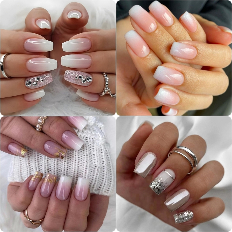Faux ongles à couverture complète, appuyez sur les poignées N64.N64.Handles, pointe française amovible, faux ongles artificiels, N64.Square N64. AI0001 – Image 3