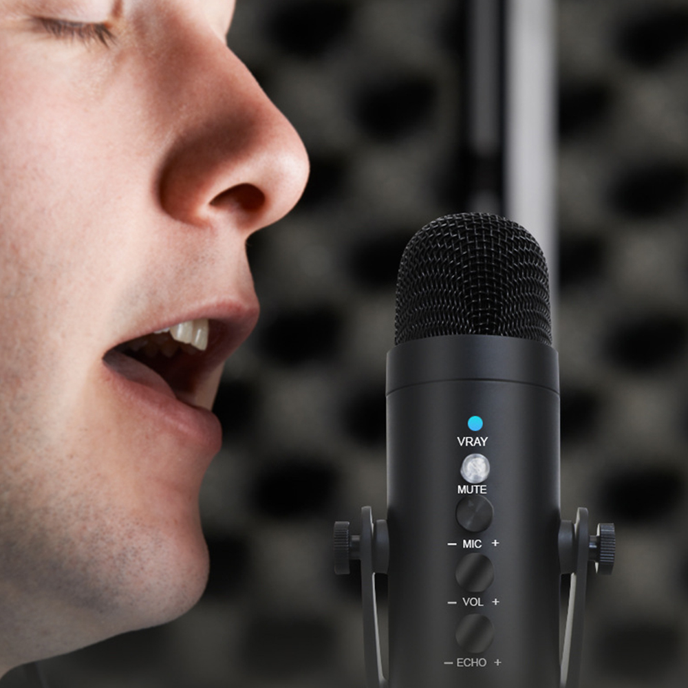 Microphone professionnel à condensateur USB, studio, statique, pour PC, ordinateur, jeu, streaming, podcasting, ordinateur portable, bureau AI0001 – Image 2