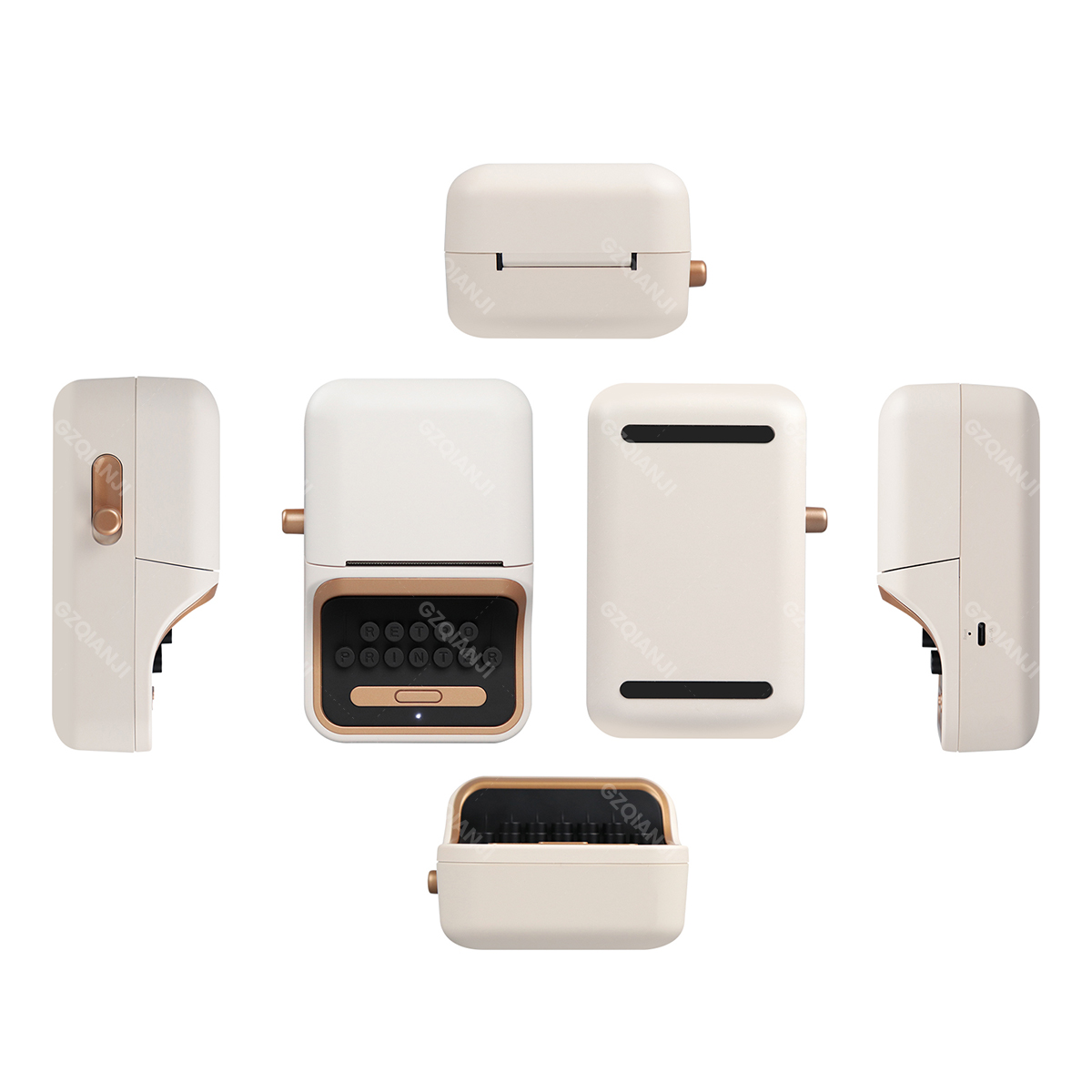 Mini imprimante de papier thermique Bluetooth intelligent, étiqueteuse, autocollant, note, impression d'étiquettes comme B21, 30-58mm AI0001 – Image 5