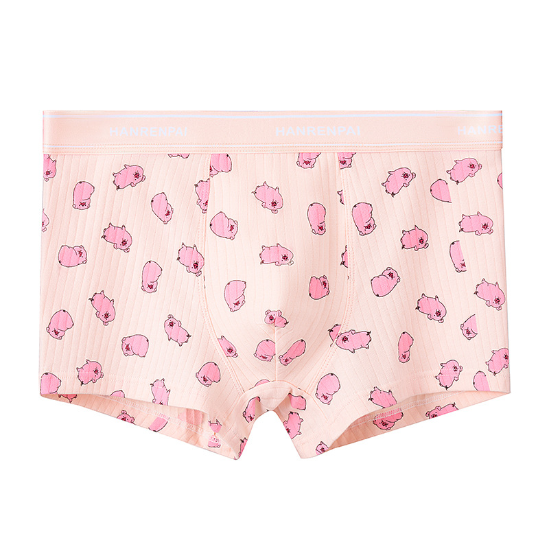 Bloom the love-Boxer en coton overpour hommes, sous-vêtements, callogging bien-être los slips zones bre hommes boxers Cuecas masculinas homme culotte M-3XL E088 AI0001 – Image 4