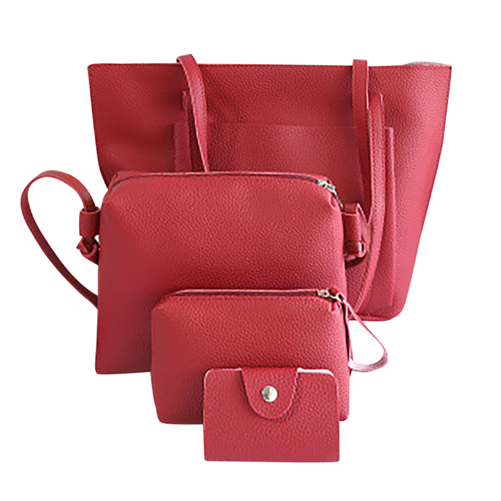 Sacs à main en cuir pour femmes, lot de 4 pièces, en liquimanquer AI0001 – Image 4