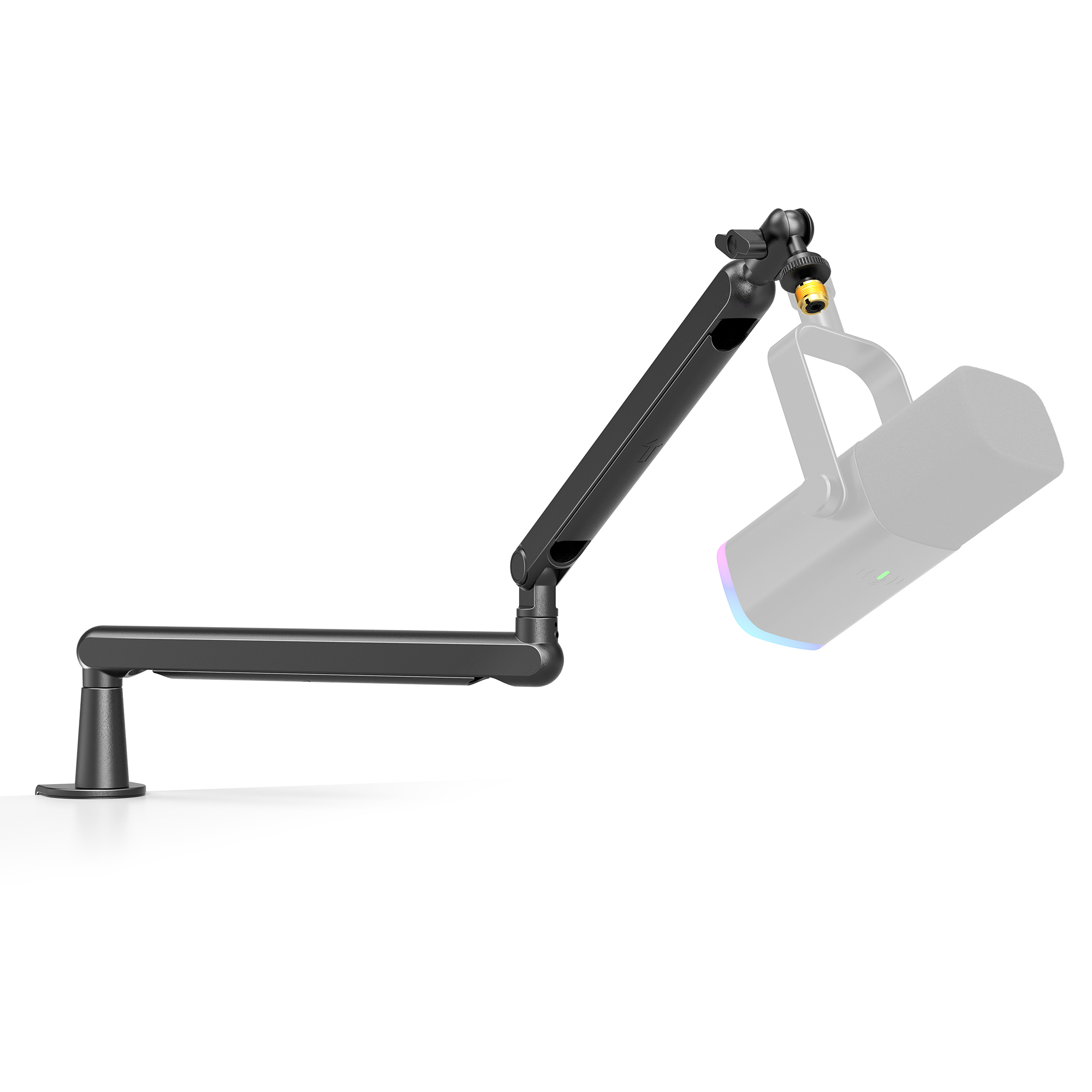 FIFINE Support de microphone à bras bas réglable avec gestion des câbles/support de bureau, suspension HONfor K688 AM8-BM88 Ampligame AI0001