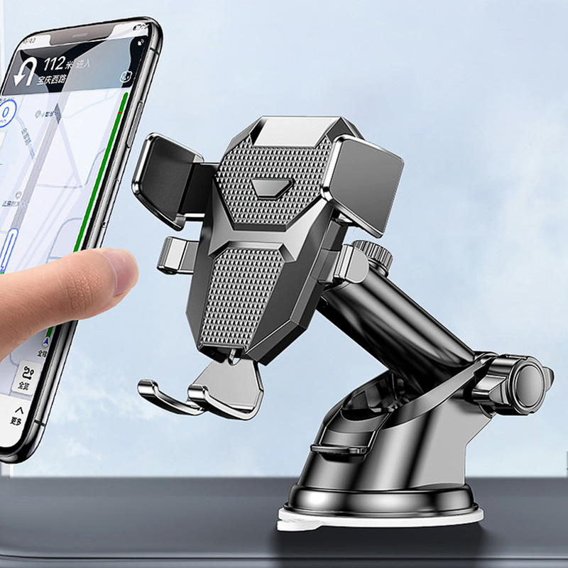 Windshield Dashboard Sucker Car Phone Holder for IPhone 12 11 XR Holder Phone In Car Support Adjustable Support Smartphone Stand AI0001 – Image 7