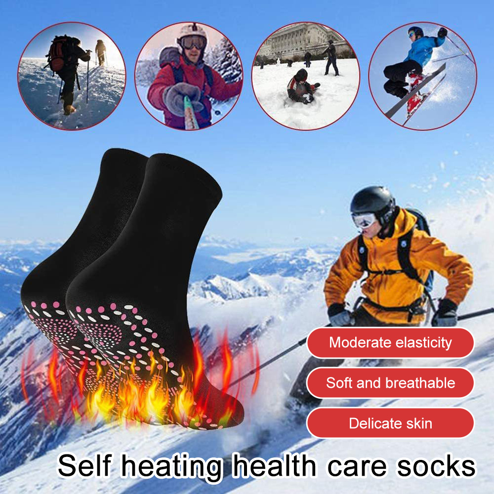 Chaussettes auto-chauffantes pour hommes et femmes, masseur de pieds, thérapie magnétique pour les instituts oto, chaussettes de soins de santé, chaussettes élastiques chaudes pour l'hiver, chaussettes de sport AI0001 – Image 6
