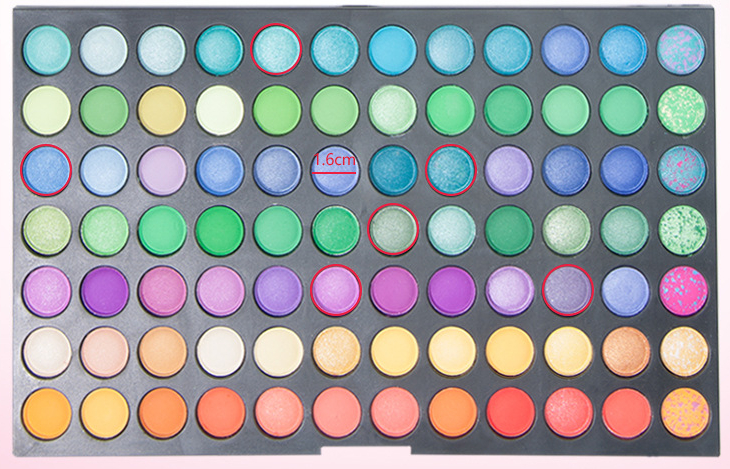 Palette de fards à barrage pour femmes, fond de teint cosmétique, poudre pour le visage, étui de maquillage complet, ensembles de maquillage, 183 couleurs AI0001 – Image 3