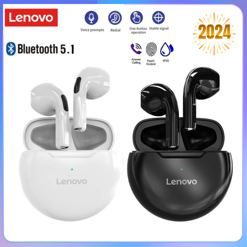 Lenovo-Écouteurs Sans Fil Bluetooth 5.0 TWS Air Pro 6, Oreillettes à Commande Tactile, Hifi, pour le dehors, avec Réduction du Bruit, d'Origine AI0001