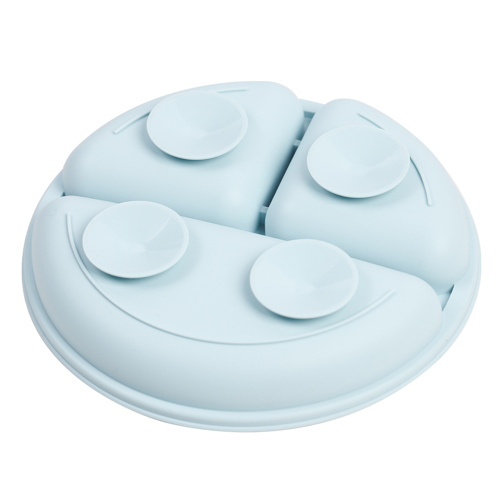 Ensemble d'alimentation en silicone pour bébé, 9 pièces, bol à ventouse, assiette, cuillère, fourchette, bavoir, tasse, non ald AI0001 – Image 5