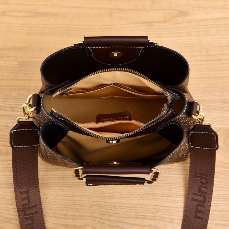 Sac à bandoulière à imprimé rétro pour femme, sac à bandoulière grande capacité, sacs à la mode E27, nouveau, 2024 AI0001 – Image 2