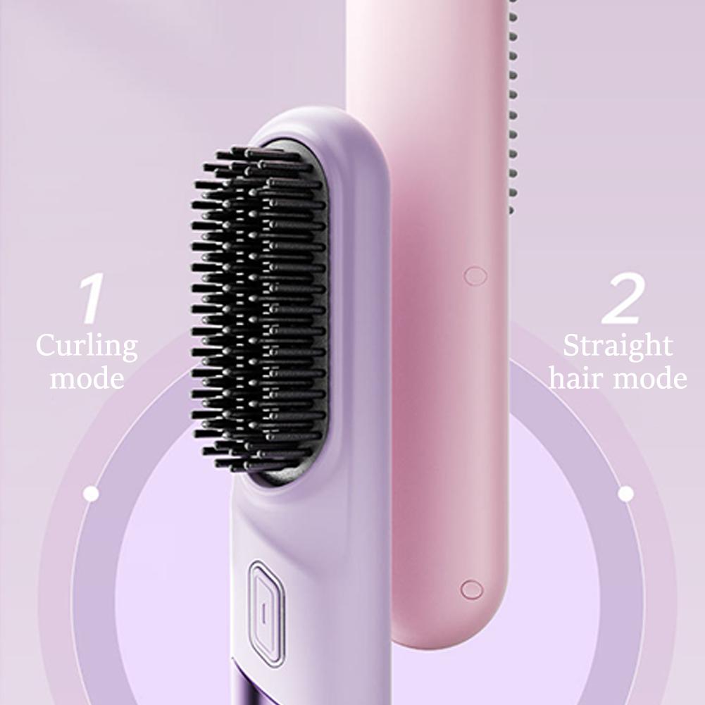 Peigne sans fil pour cheveux raides, Ion négatif, Portable, Soins capillaires, Coiffure, Rapide, Rechargeable, Outils de beauté AI0001 – Image 3