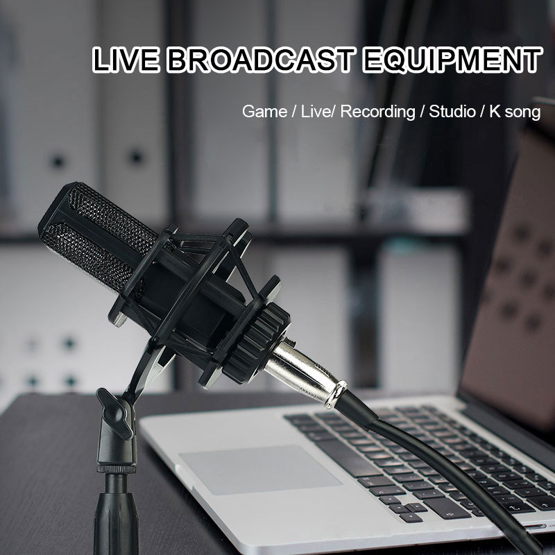 Professional Podcast Music Studio Record Karaoke Concentrated Microphone Game Live Broadcast KTV Sound Card Kit Streaming Microphone Best USB condenser microphone AI0001 – Image 5