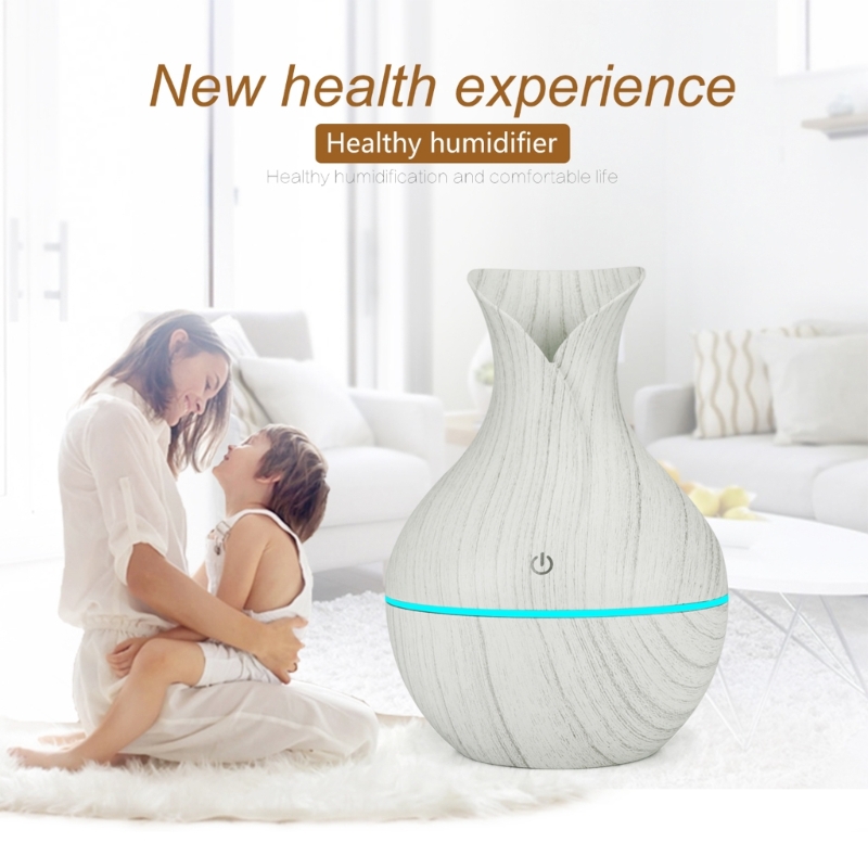 Mini humidificateur d'air avec lumière colorée, diffuseur d'huiles essentielles, brumisateur USB, maison, bureau, voiture, 200ml AI0001 – Image 6