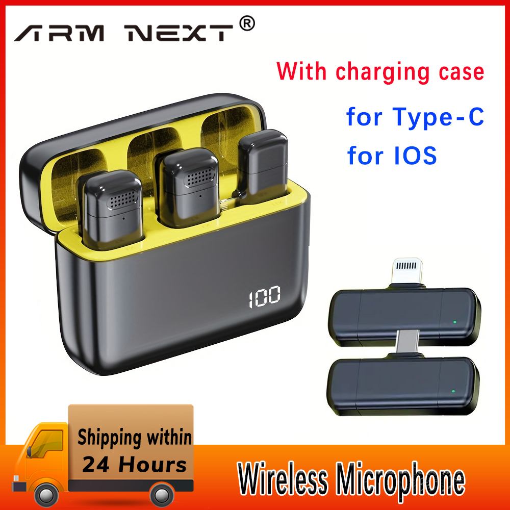 Microphone Lavalier sans fil pour iPhone iPad, type-c, à clipser, pour vidéo, Vlog statique, téléchargements prometteurs TikTok AI0001 – Image 7