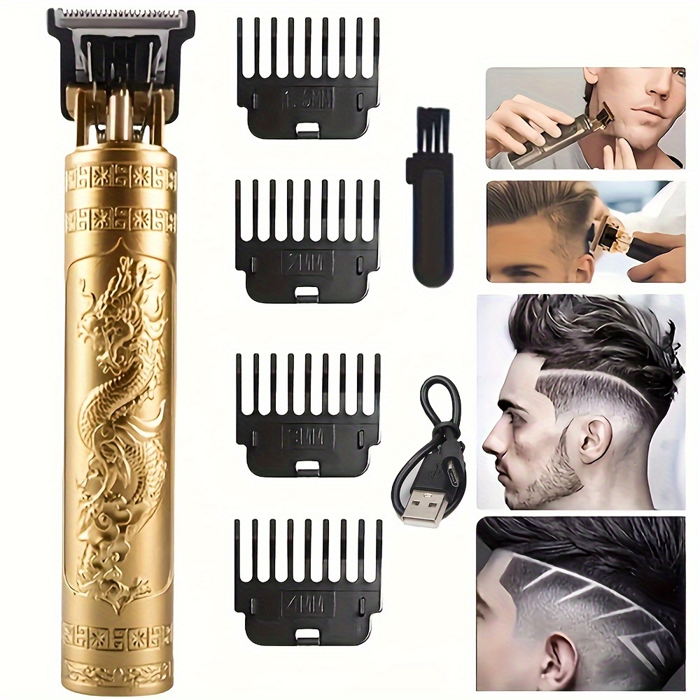 Tondeuse à cheveux électrique T9, tondeuse à barbe rétro, tondeuse à cheveux pour le corps, machine de découpe de cheveux, tondeuse de barbier professionnelle, rasoir AI0001 – Image 4