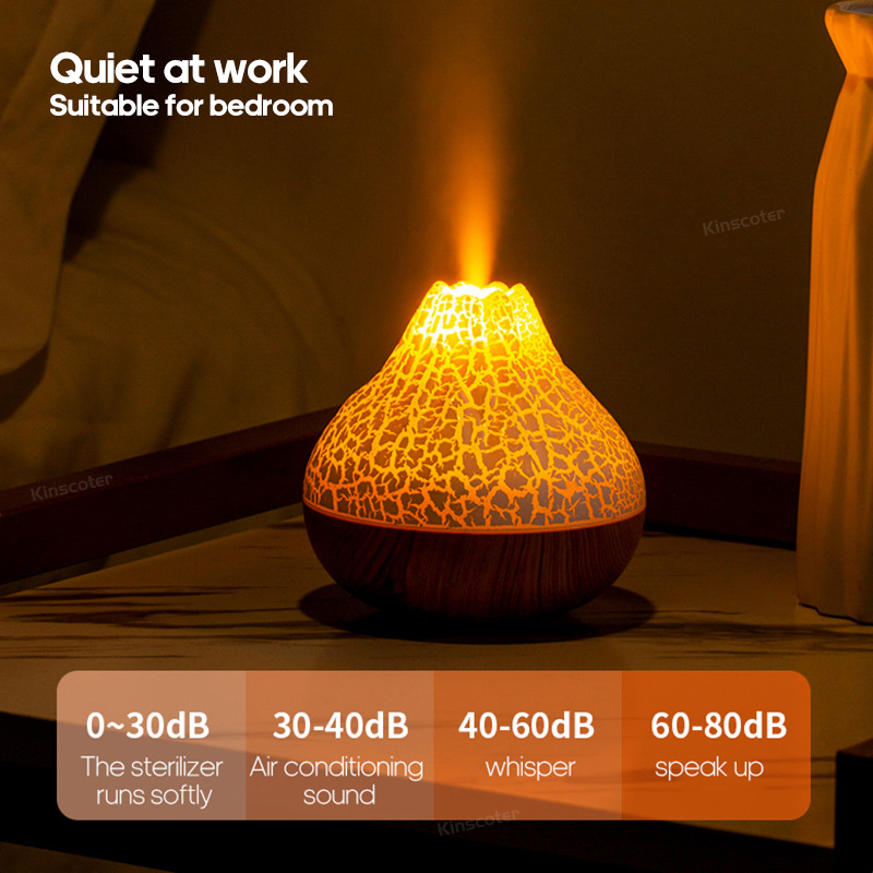 Humidificateur d'air électrique de bureau avec USB, vaporisateur d'eau, supporter ficateur, désodorisant, nuit de 7 couleurs, 300ml AI0001 – Image 5