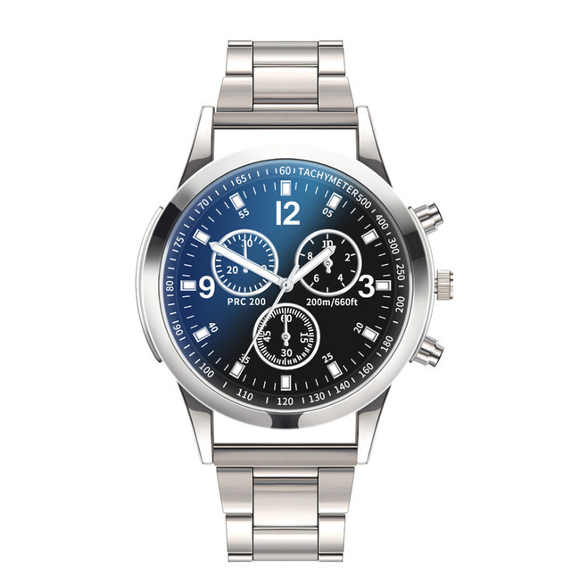 Montre ronde Blu-ray pour homme, bracelet de luxe, montres romaines, mode, nouveau AI0001 – Image 4