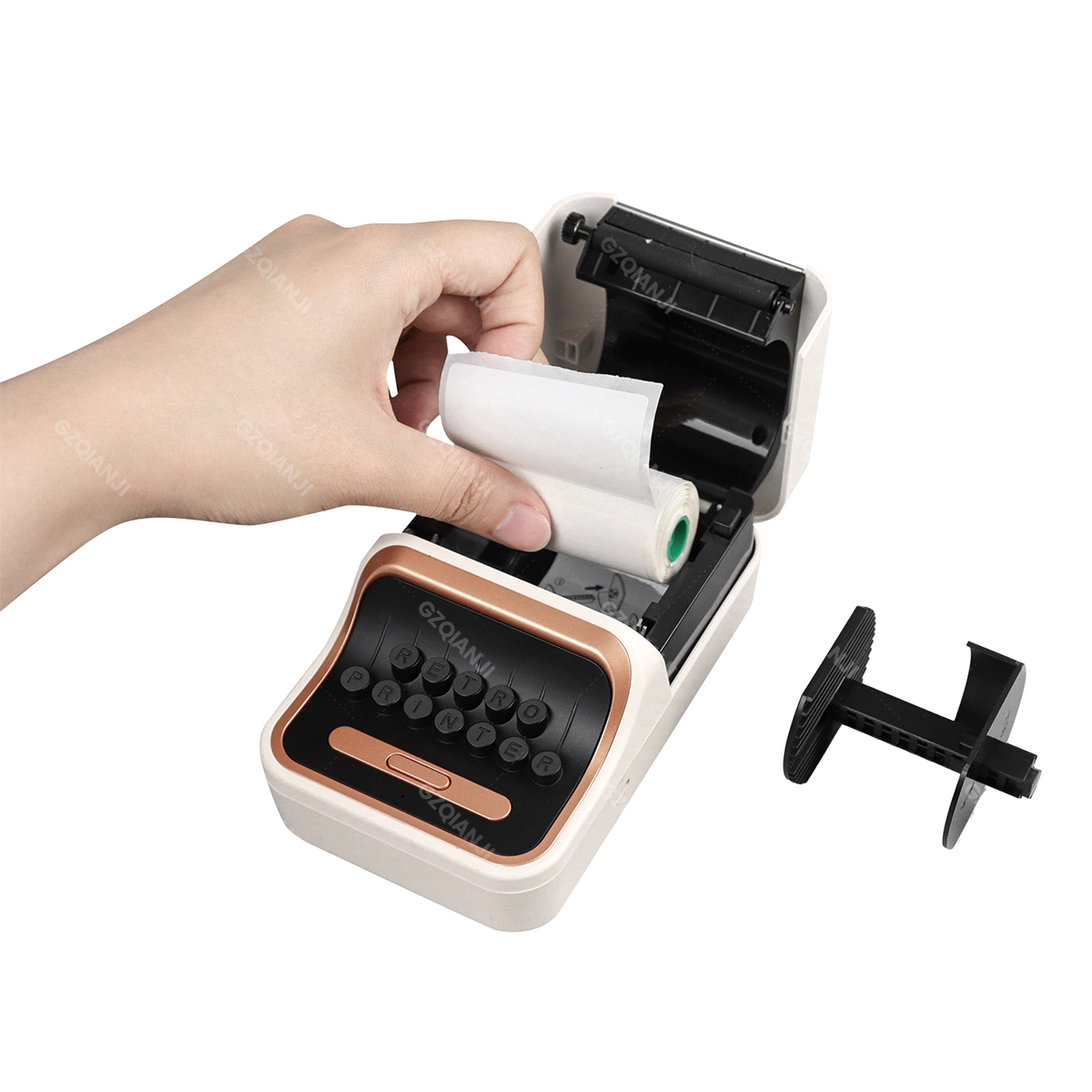 Mini imprimante de papier thermique Bluetooth intelligent, étiqueteuse, autocollant, note, impression d'étiquettes comme B21, 30-58mm AI0001 – Image 4