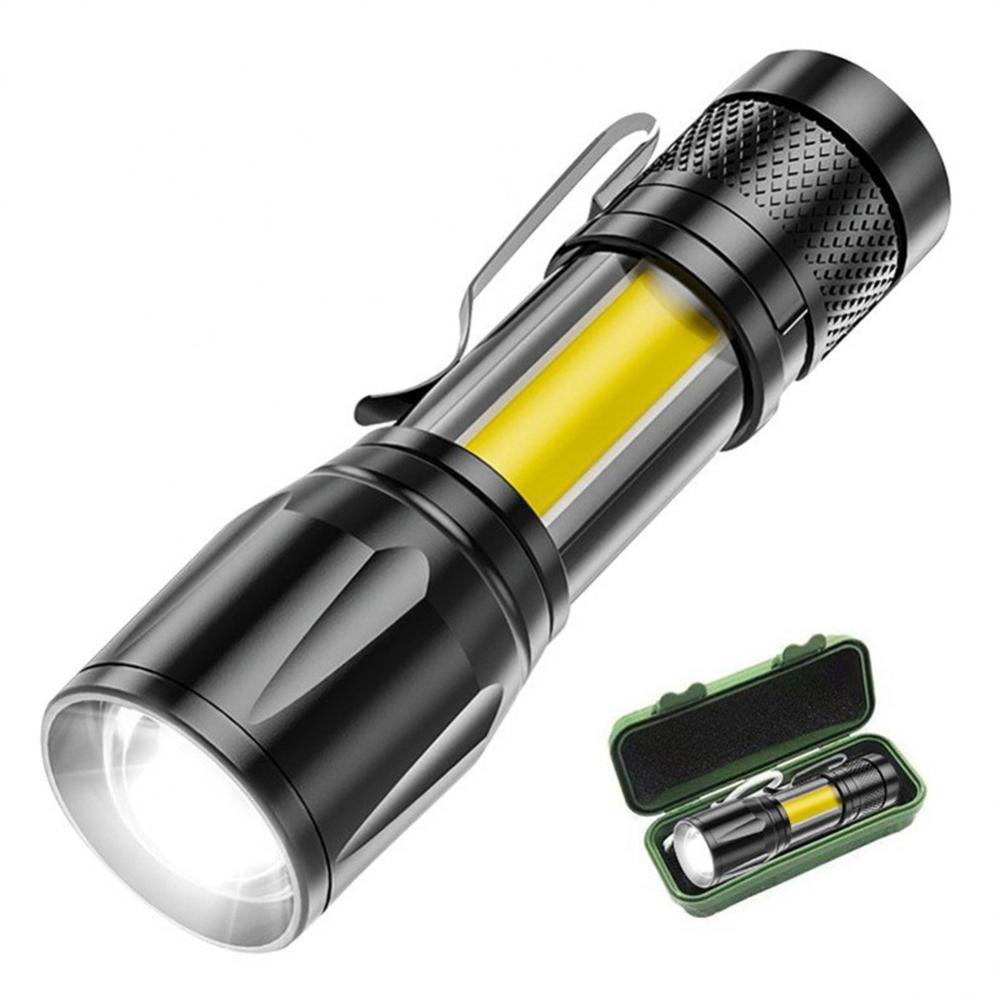 Lampe de poche LED à batterie aste, lampe de poche à n'aime, lanterne de camping en plein air, chargement USB AI0001 – Image 3