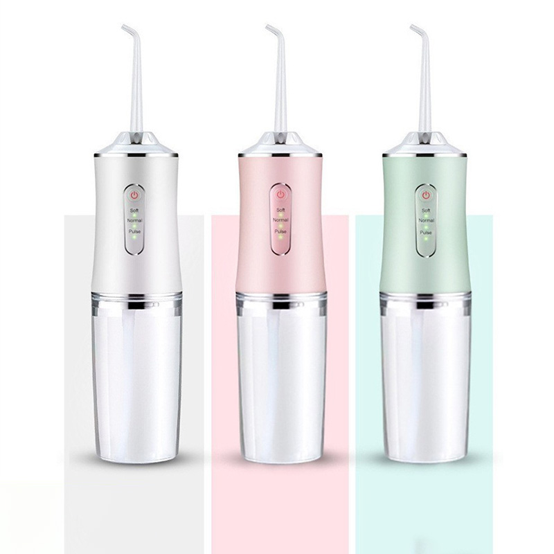 Xiaomi-Irrigateur buccal portable, hydropulseur dentaire, fil dentaire aste par USB, cure-dents, 4 pointes de jet, 220ml, 3 modes, nettoyeur de dents AI0001 – Image 2