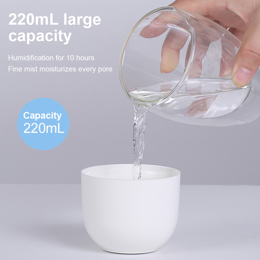 Xiaomi-Humidificateur d'air à lumière ambiante LED, vaporisateur d'aromathérapie, diffuseur d'huiles essentielles, supporter ficateur d'air aste par USB AI0001 – Image 2