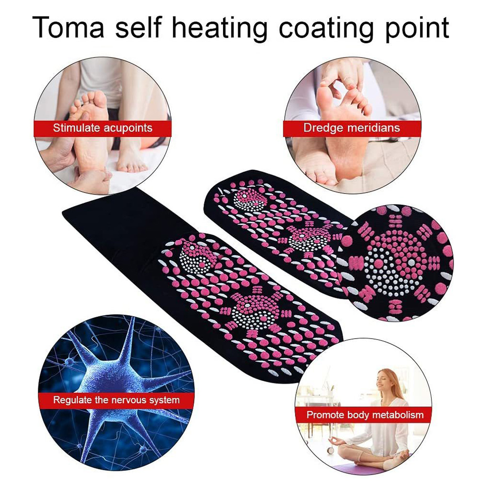 Chaussettes auto-chauffantes pour hommes et femmes, masseur de pieds, thérapie magnétique pour les instituts oto, chaussettes de soins de santé, chaussettes élastiques chaudes pour l'hiver, chaussettes de sport AI0001 – Image 4